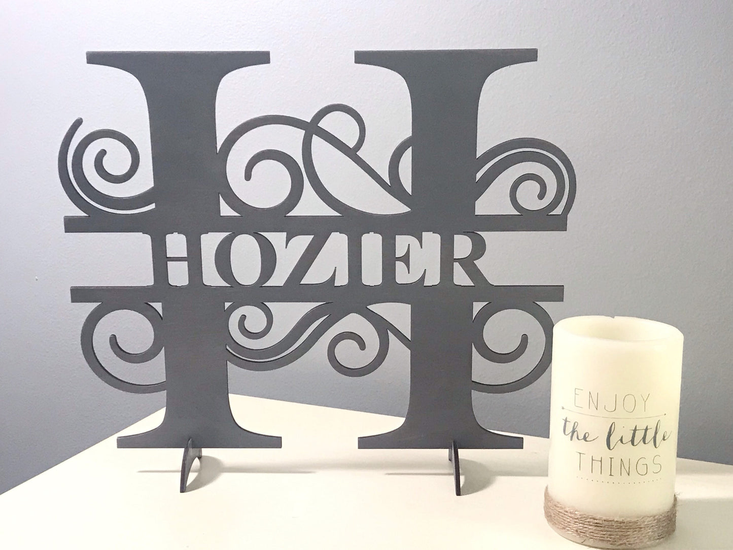 Monogram Name Sign