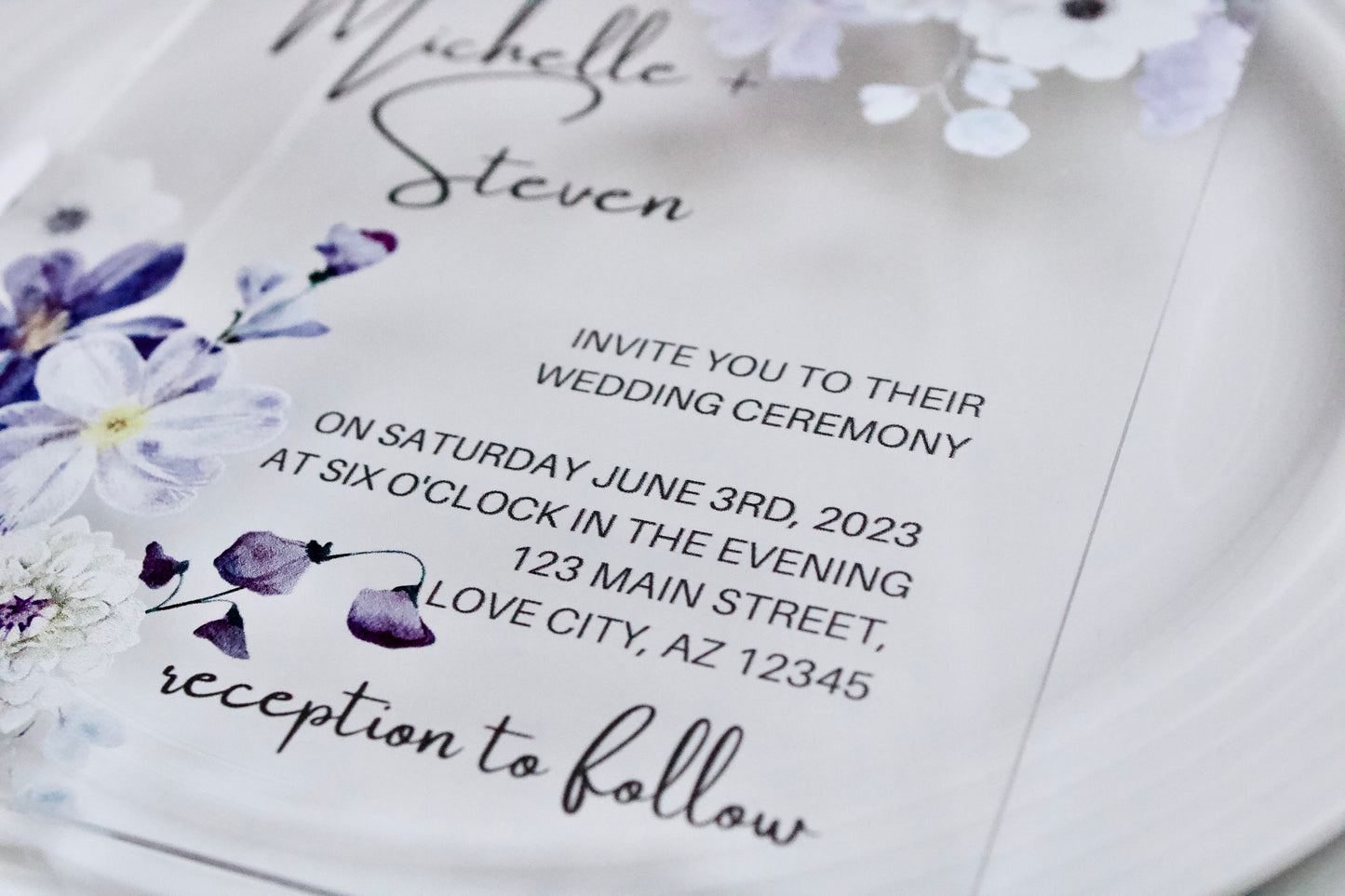 Elegant Wedding Invitations